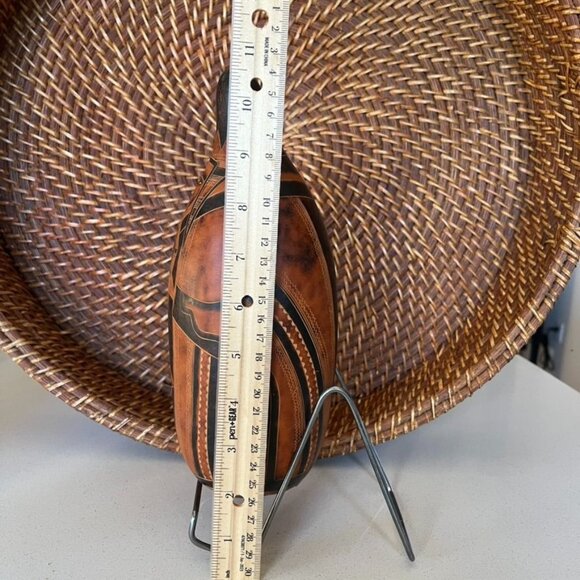 César Aquino Veli Orig Folk Art Peruvian Gourd Musician Figurines Saxophone - Picture 5 of 12